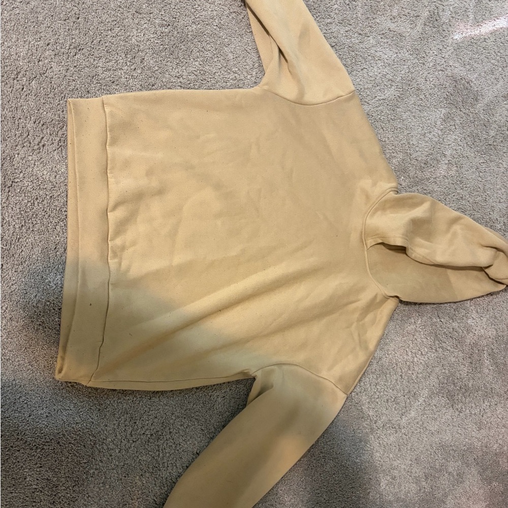 SHEIN Tan Hoodie Sweatshirt